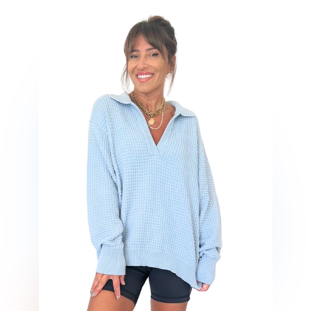 Smash and Tess Megan Waffle Sweater